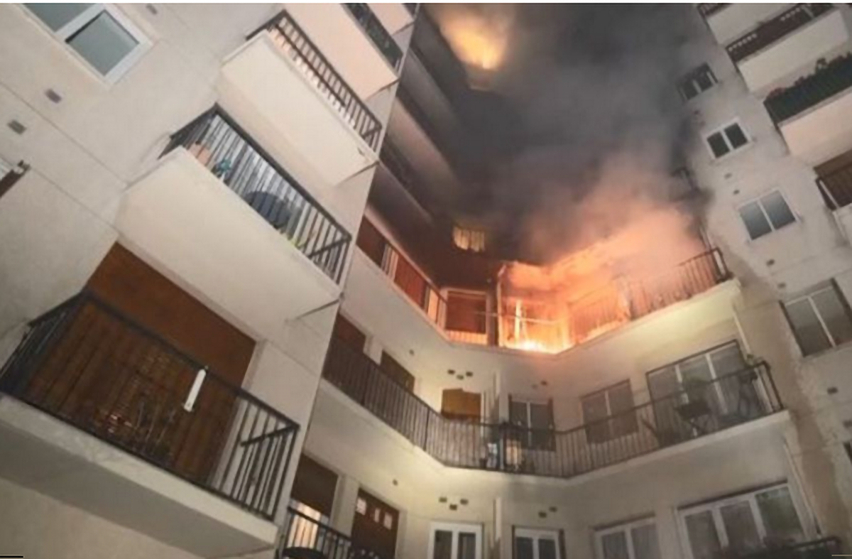 L'incendie a débuté au 3ème étage...