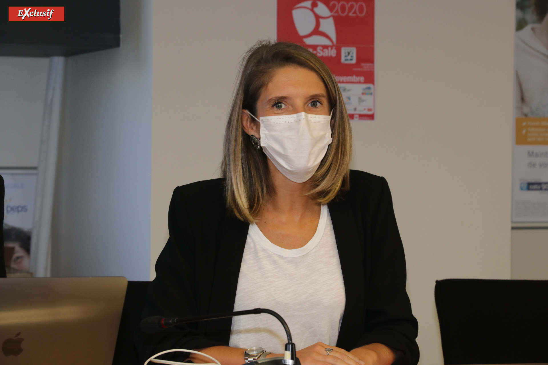 Nathalie Ho-Pun-Cheung, directrice communication groupe CRC où a eu lieu la conférence de presse Nathalie Ho-Pun-Cheung, directrice communication groupe CRC où a eu lieu la conférence de presse