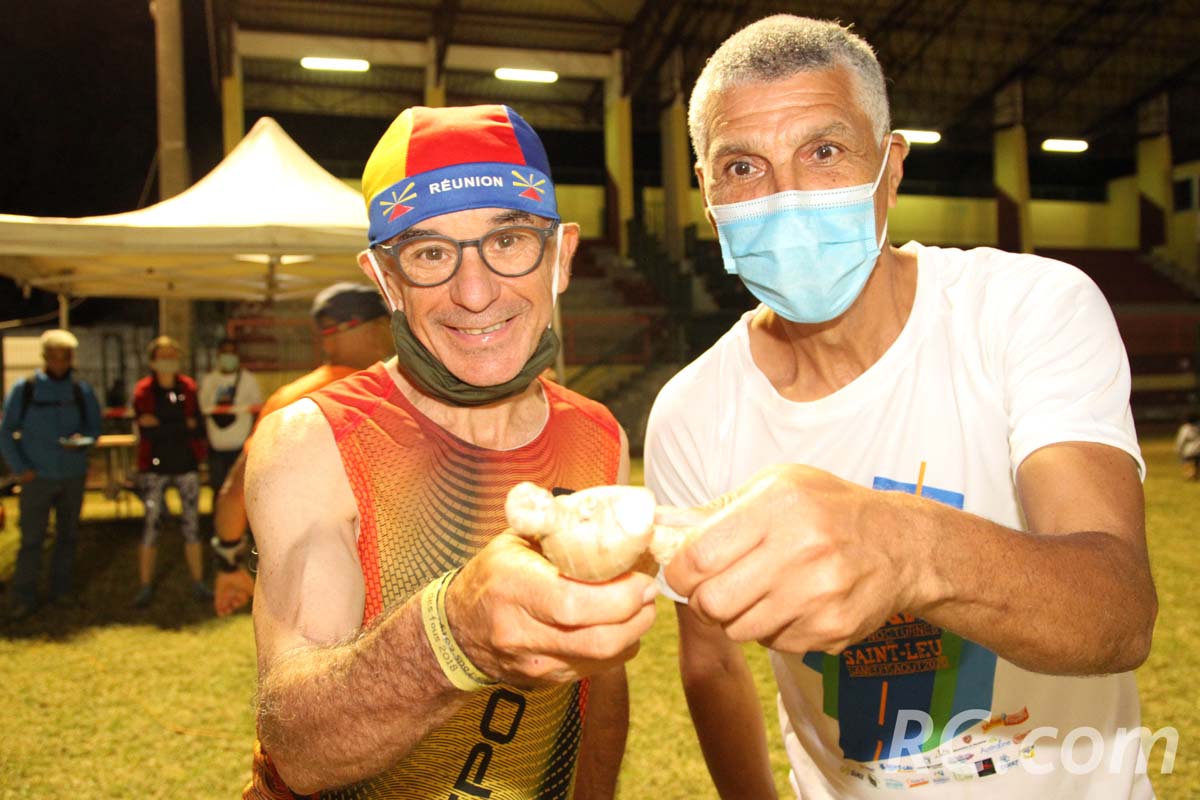 Daniel Guyot, 1er des Masters 5 et Jean-Louis Prianon vous recommandent le gingembre