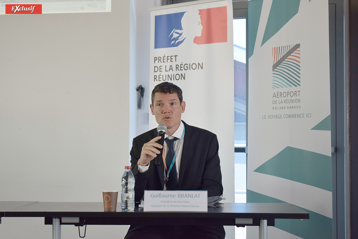 "L'aéroport est un acteur majeur de développement de l'île" dit Guillaume Branlat