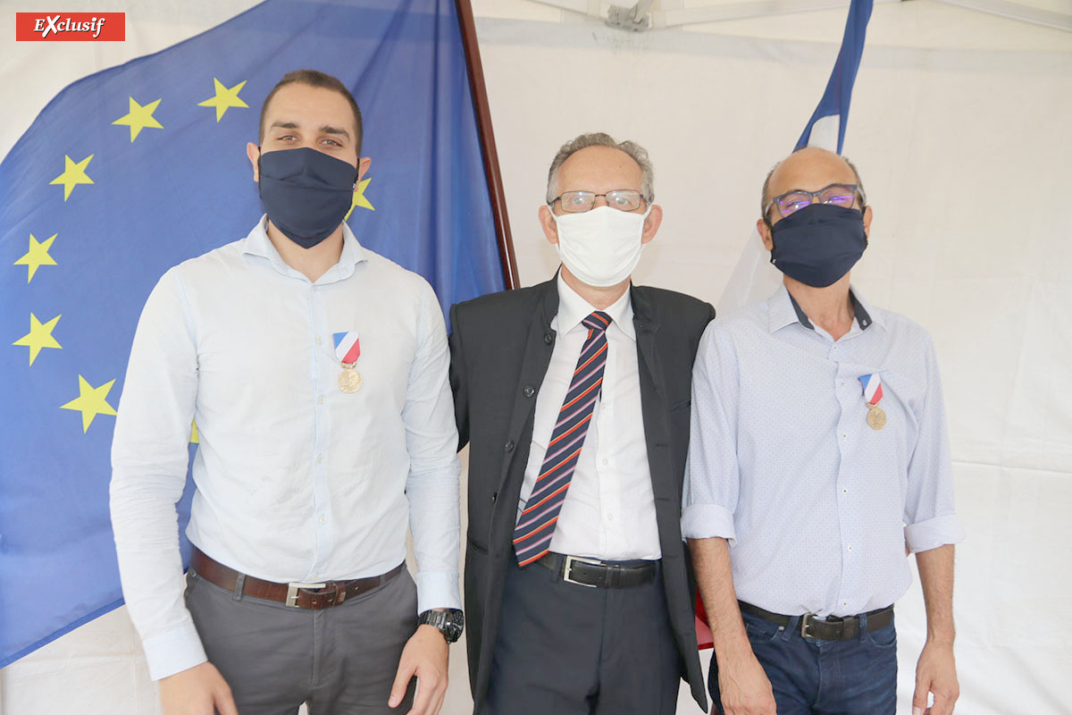 Remise de médailles de la sécurité intérieure et pour acte de courage et de dévouement: photos