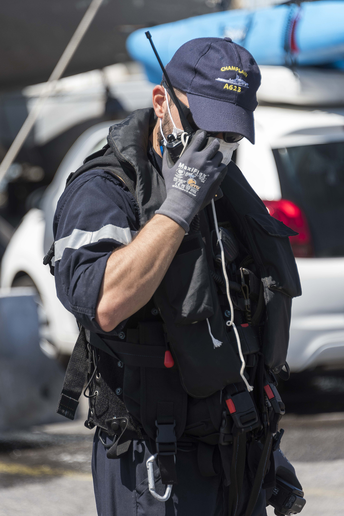 Armée: le Champlain en exercice d'assistance humanitaire en zone de catastrophe Armée: le Champlain en exercice d'assistance humanitaire en zone de catastrophe
