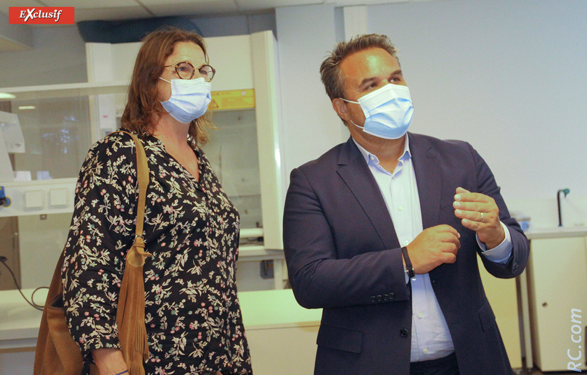 Yolaine Costes, vice-présidente de la région, et Didier Robert