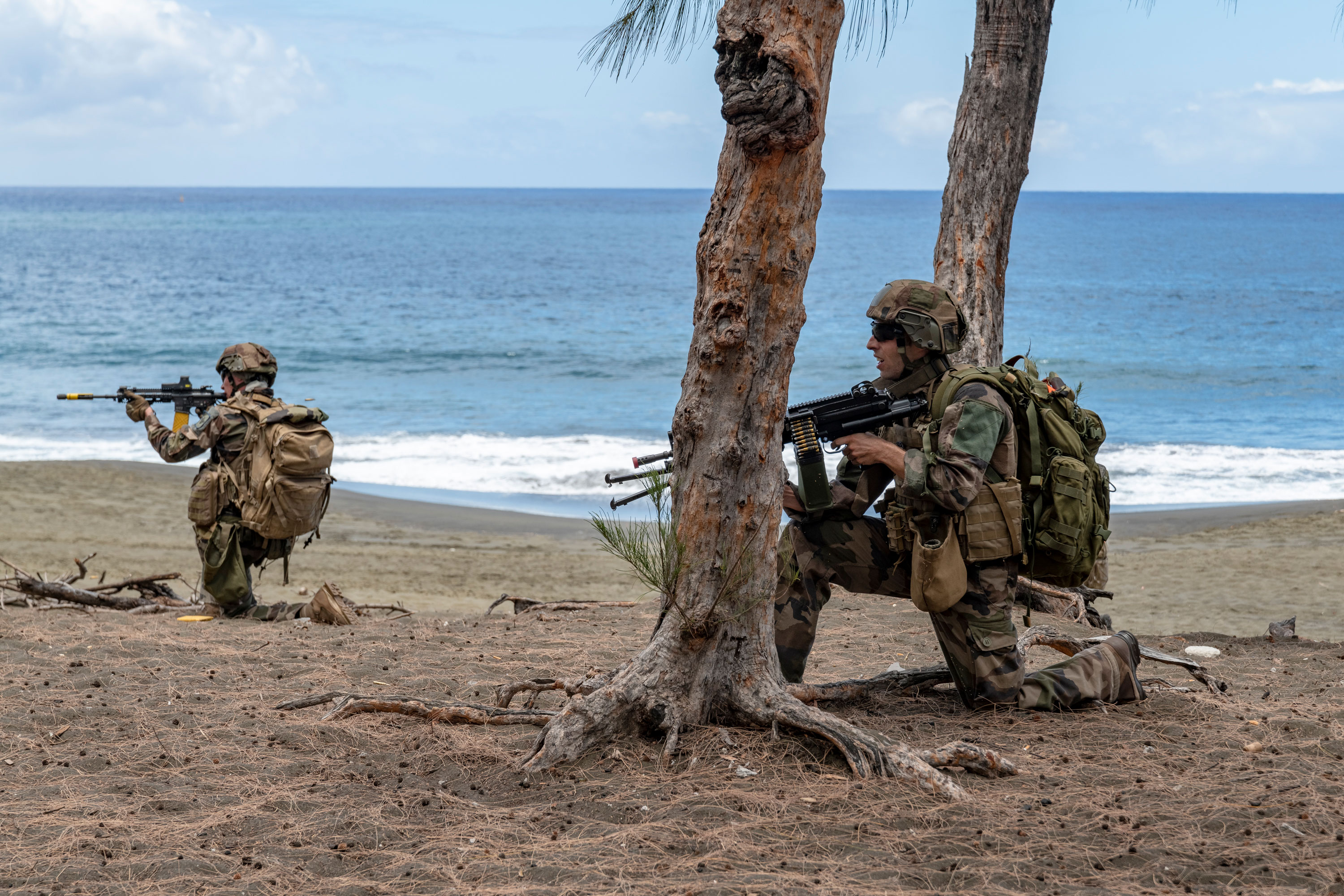 Arrivée sur la plage de l'Etang-Salé-les-Bains Arrivée sur la plage de l'Etang-Salé-les-Bains