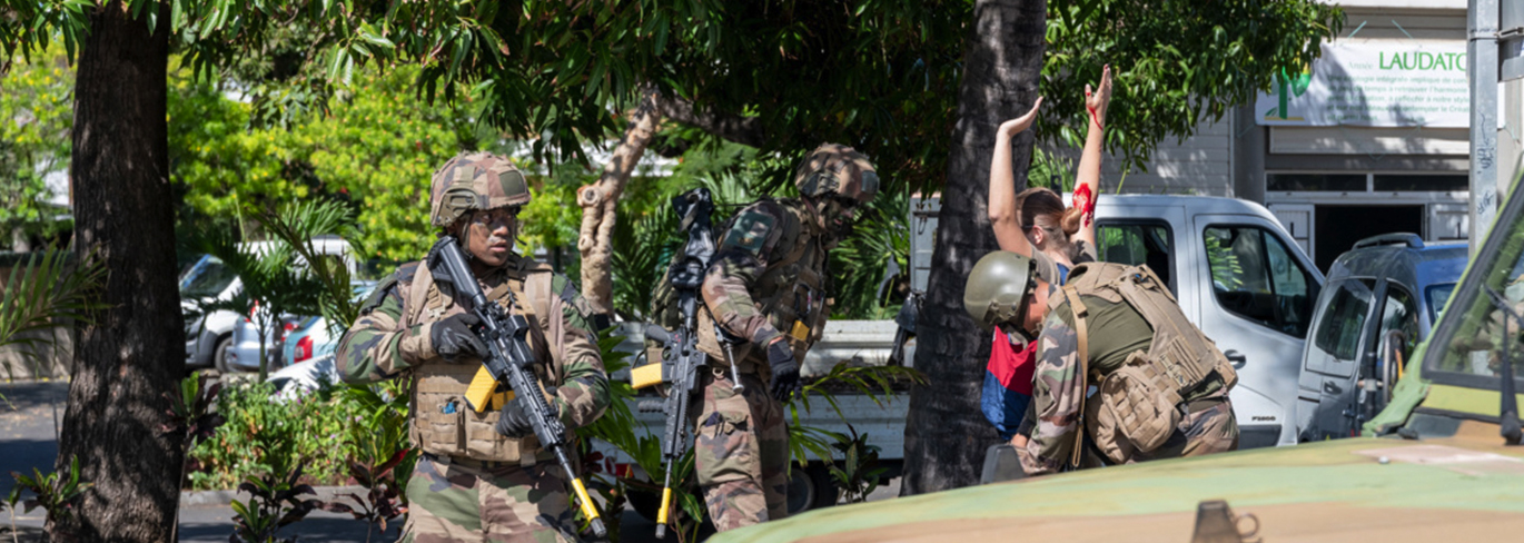 Exercice «Mascarin» des FAZSOI: la guerre à l'Etang-Salé-les-Bains!