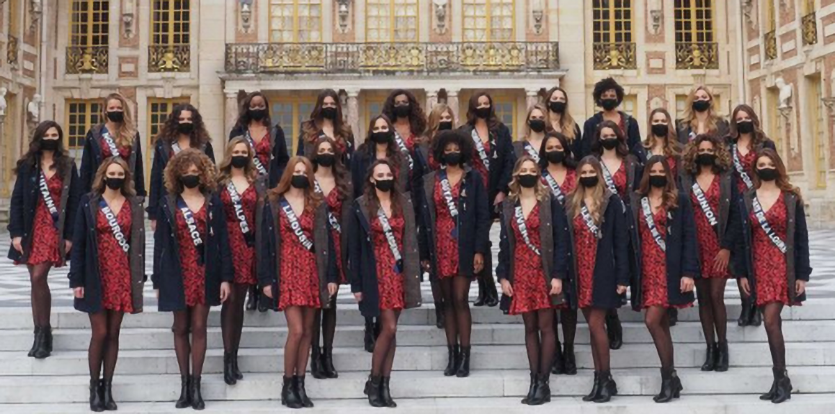 Les Miss régionales à Versailles (photo Sipa Press)