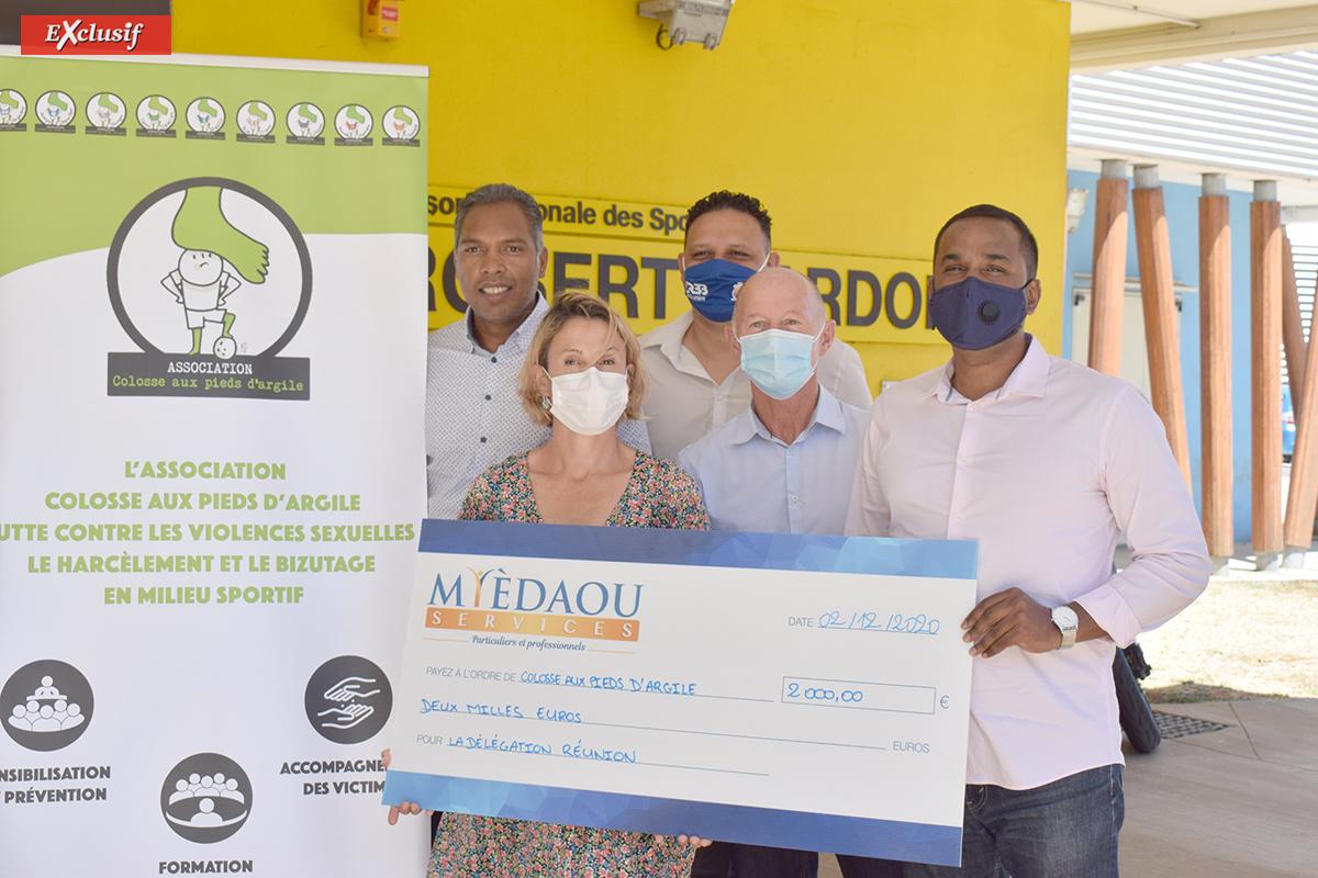 La société Miédaou a fait don de 2 000e à l'association