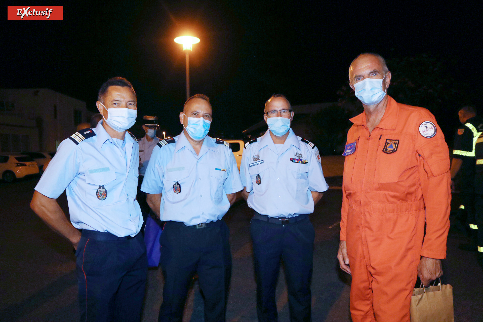Les sapeurs-pompiers et militaires engagés dans l’incendie du Maïdo remerciés Les sapeurs-pompiers et militaires engagés dans l’incendie du Maïdo remerciés