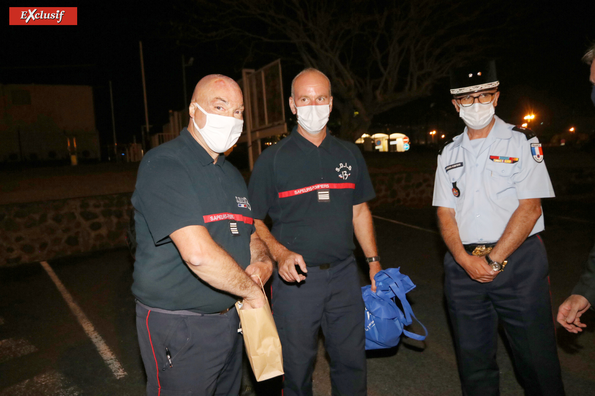 Les sapeurs-pompiers et militaires engagés dans l’incendie du Maïdo remerciés Les sapeurs-pompiers et militaires engagés dans l’incendie du Maïdo remerciés