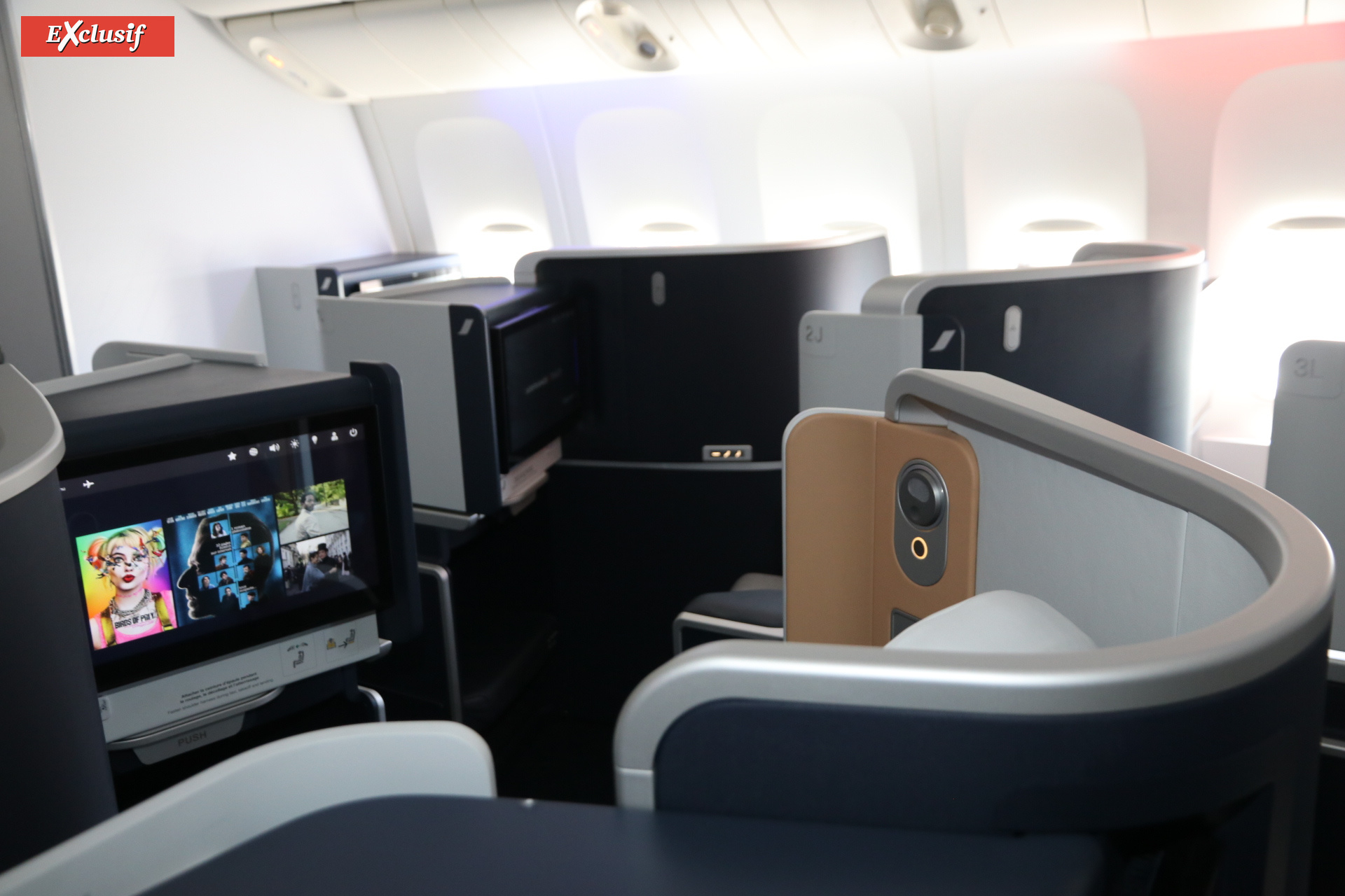 Un "cocon" intimiste pour le voyageur en Business Un "cocon" intimiste pour le voyageur en Business