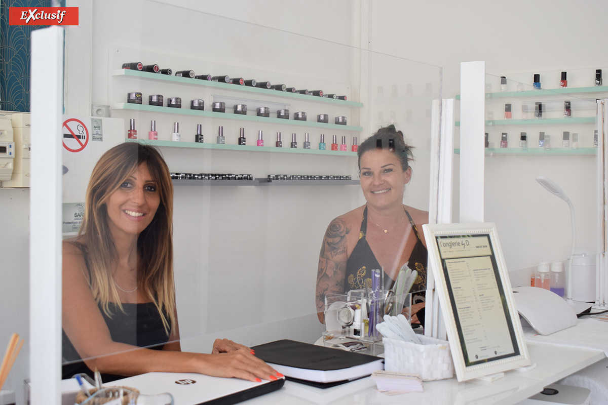 Déborah, directrice de L'Onglerie by D., et Laure, prothésiste ongulaire Déborah, directrice de L'Onglerie by D., et Laure, prothésiste ongulaire