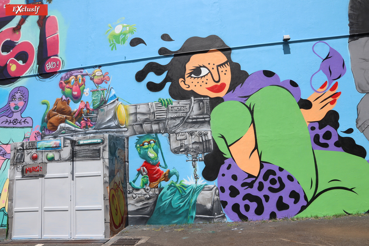 Journée du Bénévolat: une superbe fresque inaugurée à Saint-Denis Journée du Bénévolat: une superbe fresque inaugurée à Saint-Denis