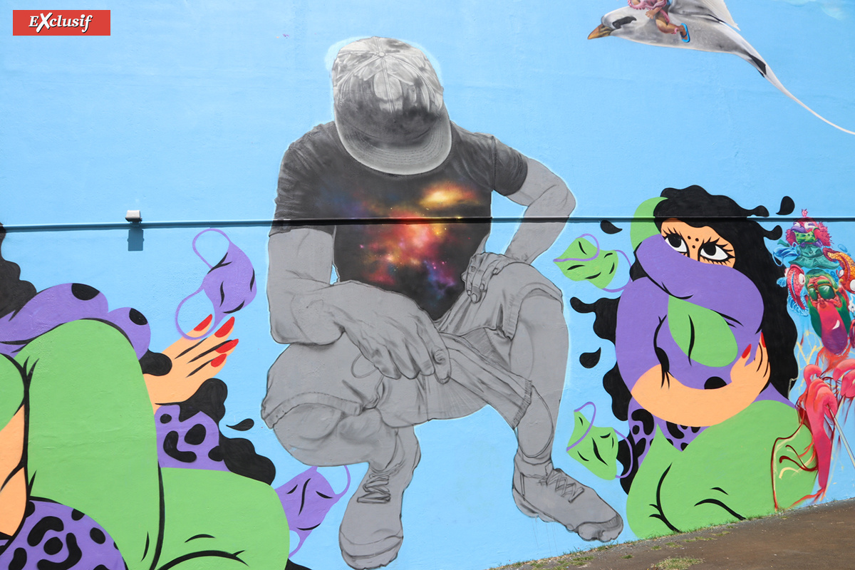 Journée du Bénévolat: une superbe fresque inaugurée à Saint-Denis Journée du Bénévolat: une superbe fresque inaugurée à Saint-Denis