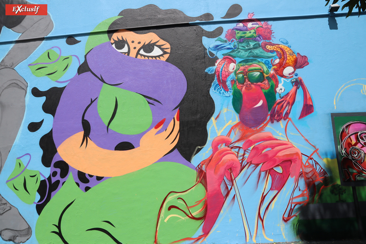 Journée du Bénévolat: une superbe fresque inaugurée à Saint-Denis