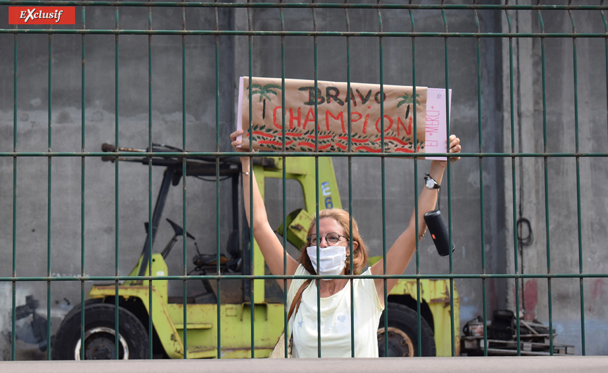 Une supportrice du skipper... Une supportrice du skipper...