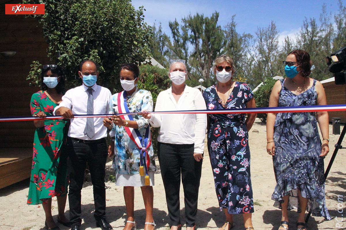 Mathilda Zéganadin, directrice de Tamarun, Emmanuel Séraphin, président du TCO, Huguette Bello, maire de Saint-Paul, Virginie Sallé, présidente de Tamarun, Claudine Dupuy , DGS du TCO et Marie-Hélène Fontaine-Lebeau de la CAF Mathilda Zéganadin, directrice de Tamarun, Emmanuel Séraphin, président du TCO, Huguette Bello, maire de Saint-Paul, Virginie Sallé, présidente de Tamarun, Claudine Dupuy , DGS du TCO et Marie-Hélène Fontaine-Lebeau de la CAF