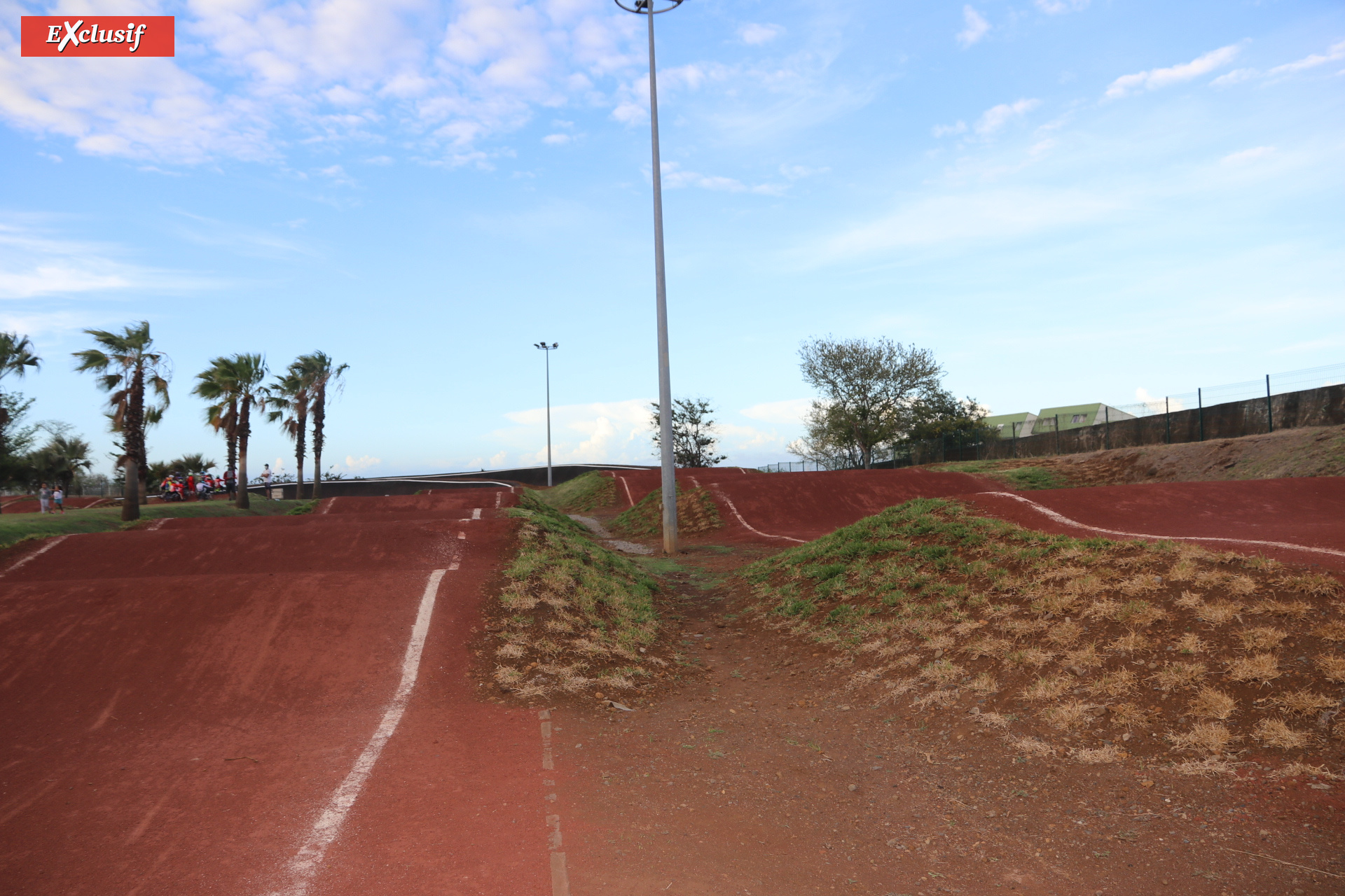 Inauguration de la nouvelle piste de bicross de Champ Fleuri à Saint-Denis