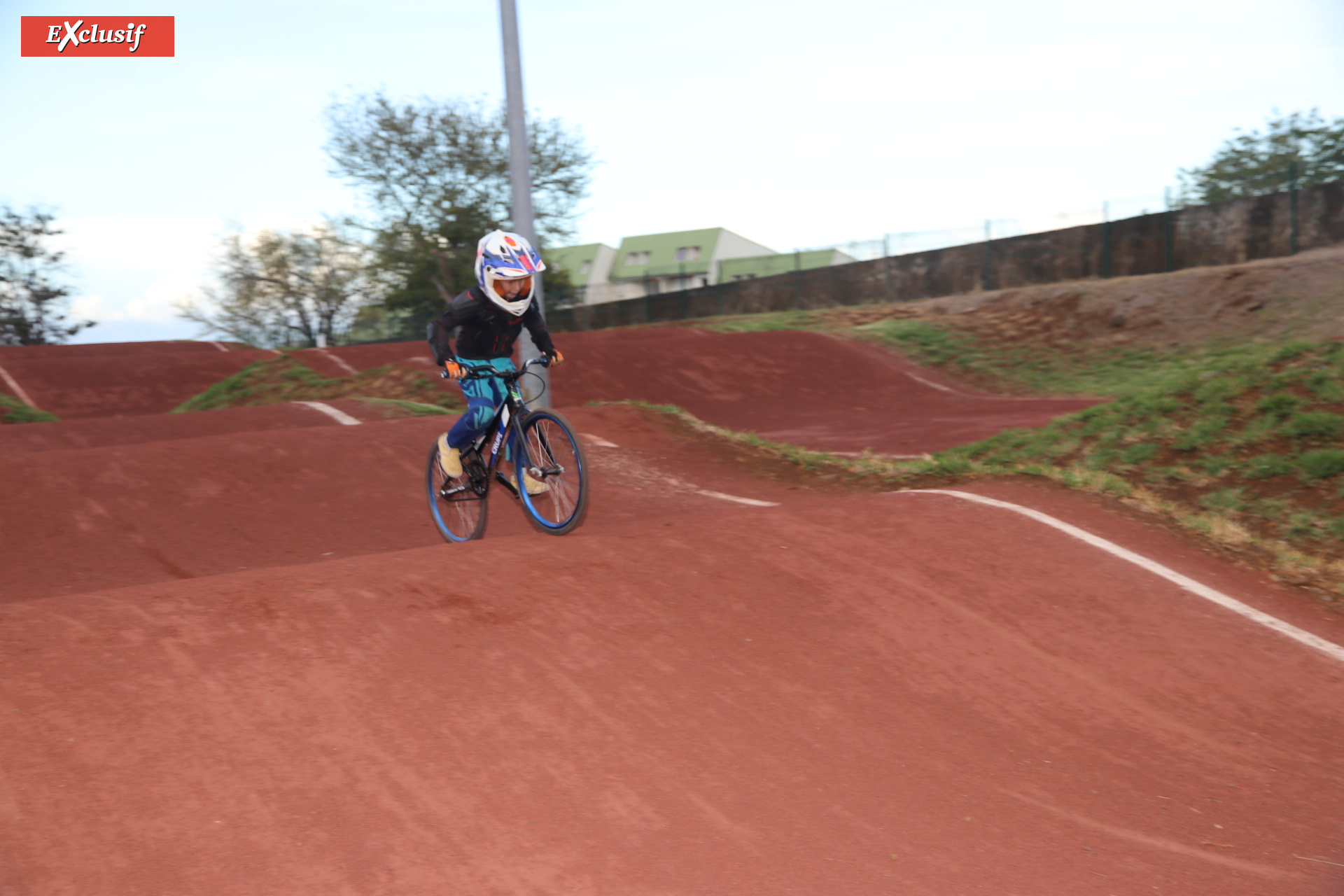 Inauguration de la nouvelle piste de bicross de Champ Fleuri à Saint-Denis