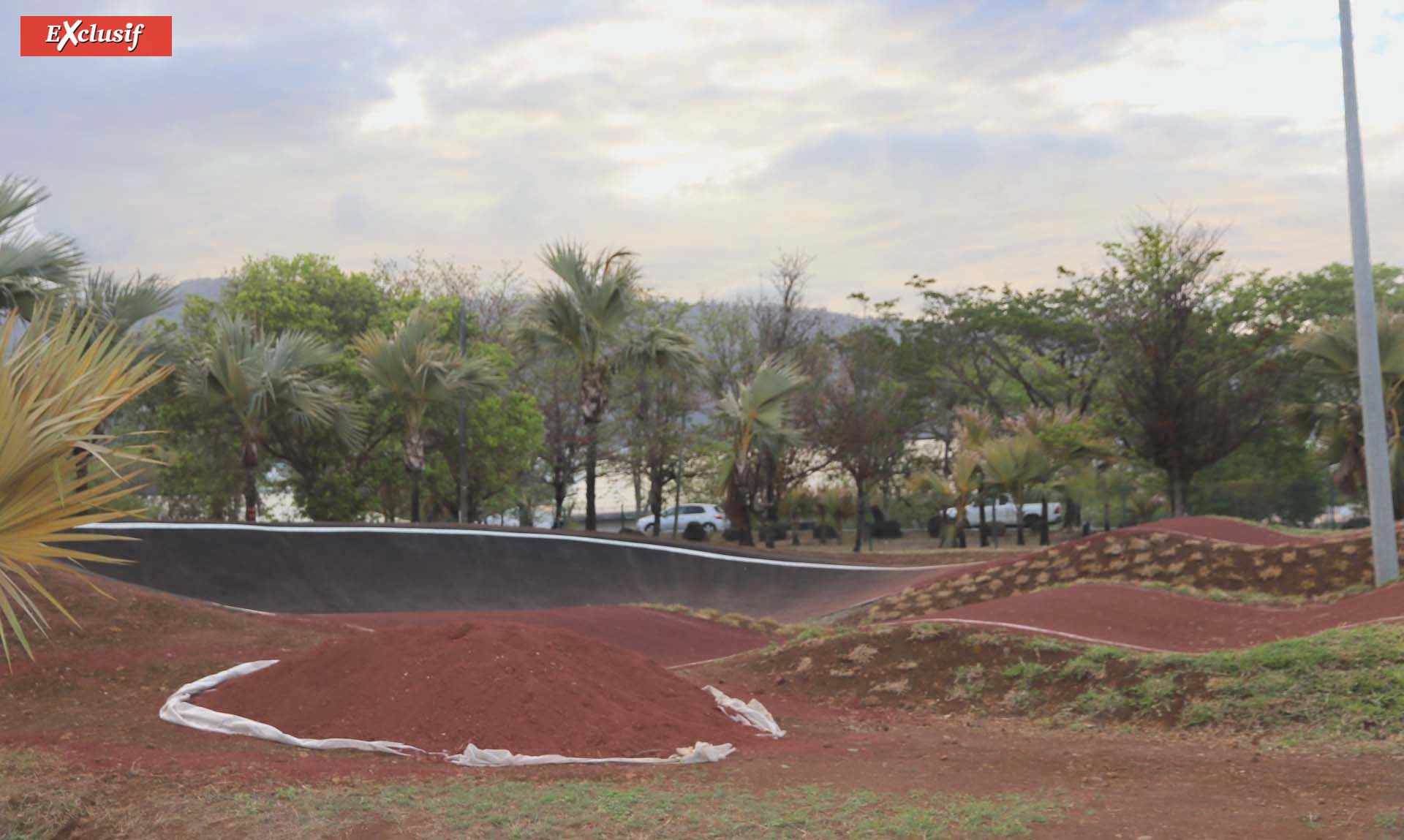 Inauguration de la nouvelle piste de bicross de Champ Fleuri à Saint-Denis