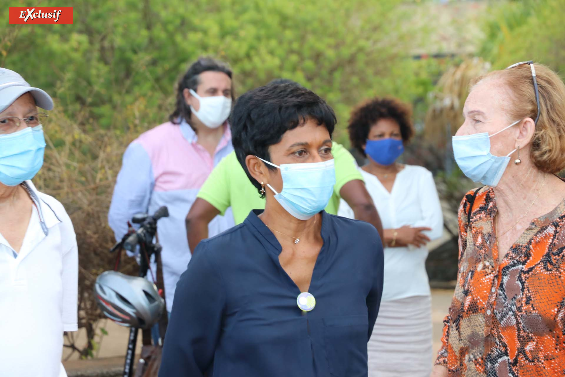Inauguration de la nouvelle piste de bicross de Champ Fleuri à Saint-Denis Inauguration de la nouvelle piste de bicross de Champ Fleuri à Saint-Denis