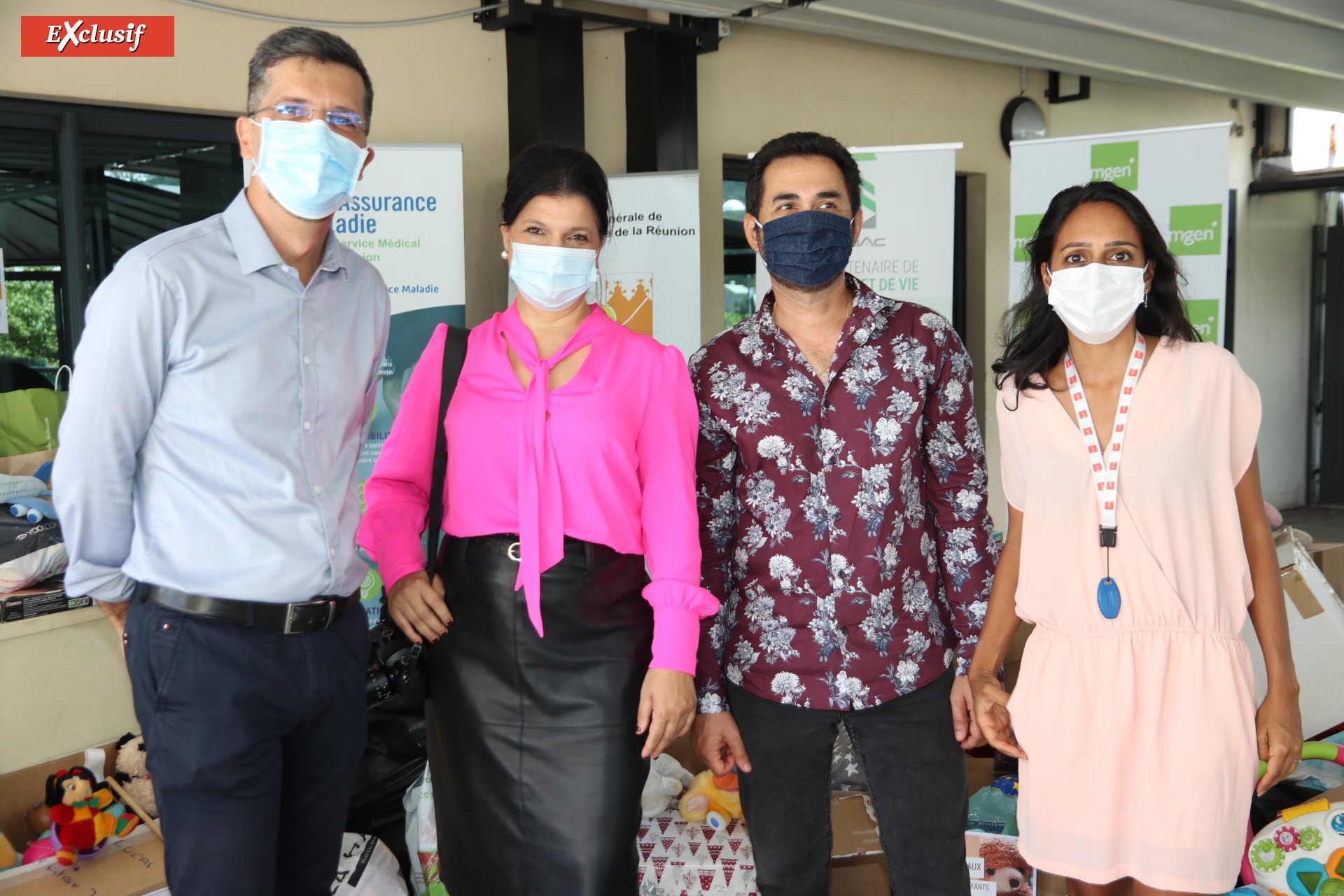 Les membres du GESER: Nicolas Prugnières, délégué MGEN, Isabelle Lebon, chef de projet développement durable et chargée de communication DRSM, David Jourlin, responsable communication CGSS, Magalie Pepin, chargée de communication SODIAC Les membres du GESER: Nicolas Prugnières, délégué MGEN, Isabelle Lebon, chef de projet développement durable et chargée de communication DRSM, David Jourlin, responsable communication CGSS, Magalie Pepin, chargée de communication SODIAC