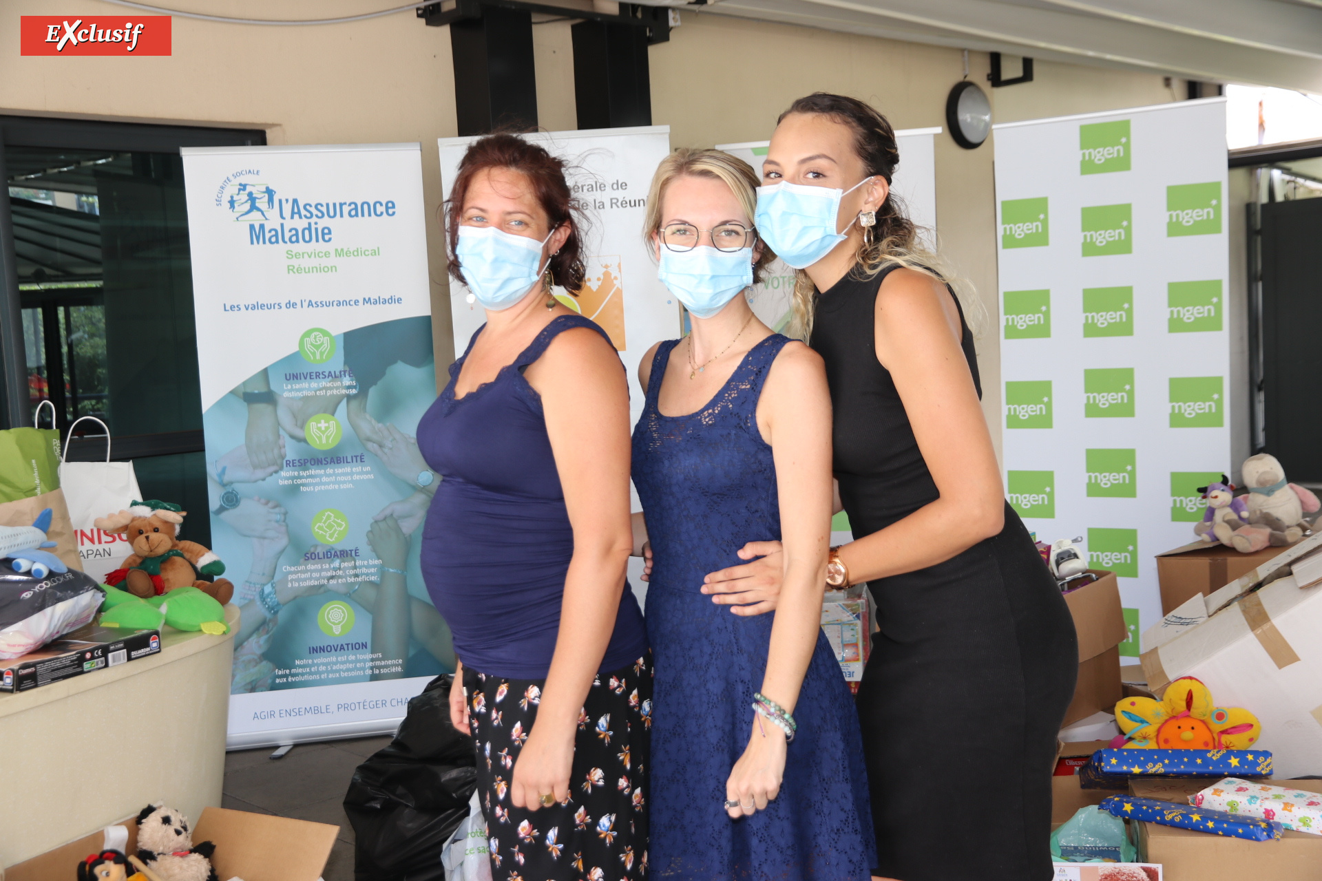 L'équipe Les Mille Pat’: Ingrid Dessu, trésorière, Floriane Dervilliers, présidente, et Emma Saint-Jean, secrétaire L'équipe Les Mille Pat’: Ingrid Dessu, trésorière, Floriane Dervilliers, présidente, et Emma Saint-Jean, secrétaire