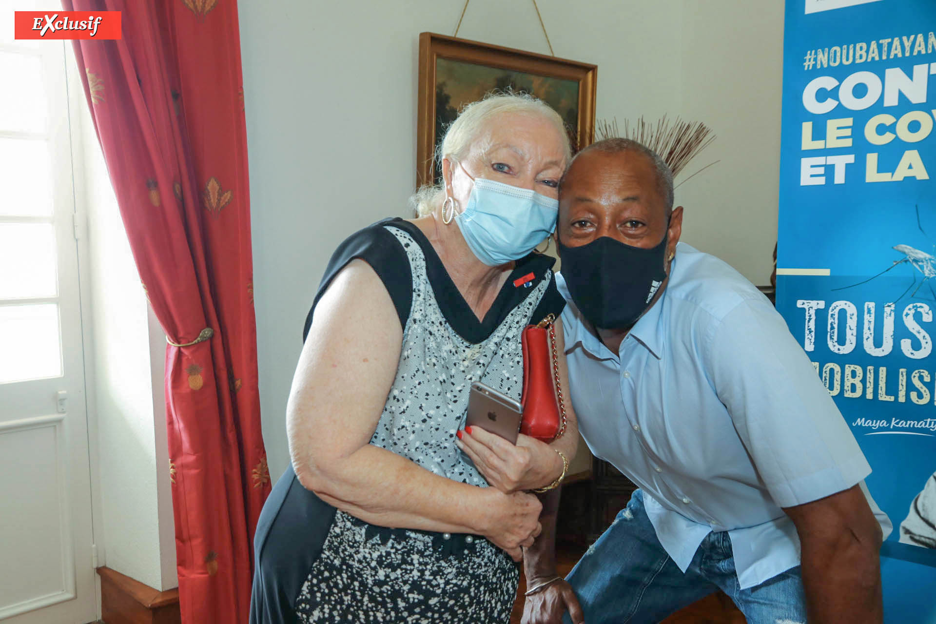 Madame Aude et Jackson, ambassadeurs de la lutte contre les virus Covid et dengue Madame Aude et Jackson, ambassadeurs de la lutte contre les virus Covid et dengue