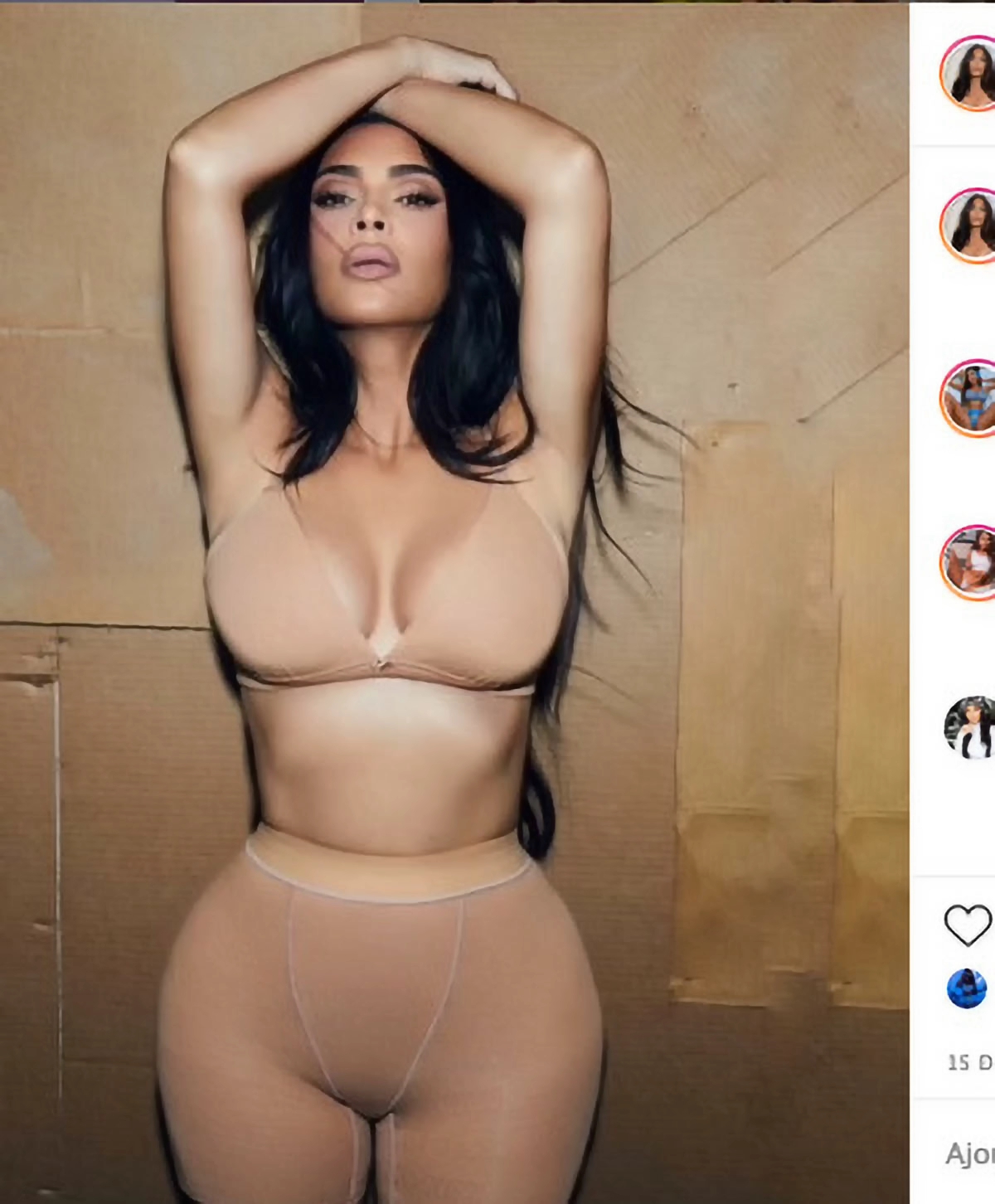 Kim Kardashian, star mondiale... (photo Instagram) Kim Kardashian, star mondiale... (photo Instagram)