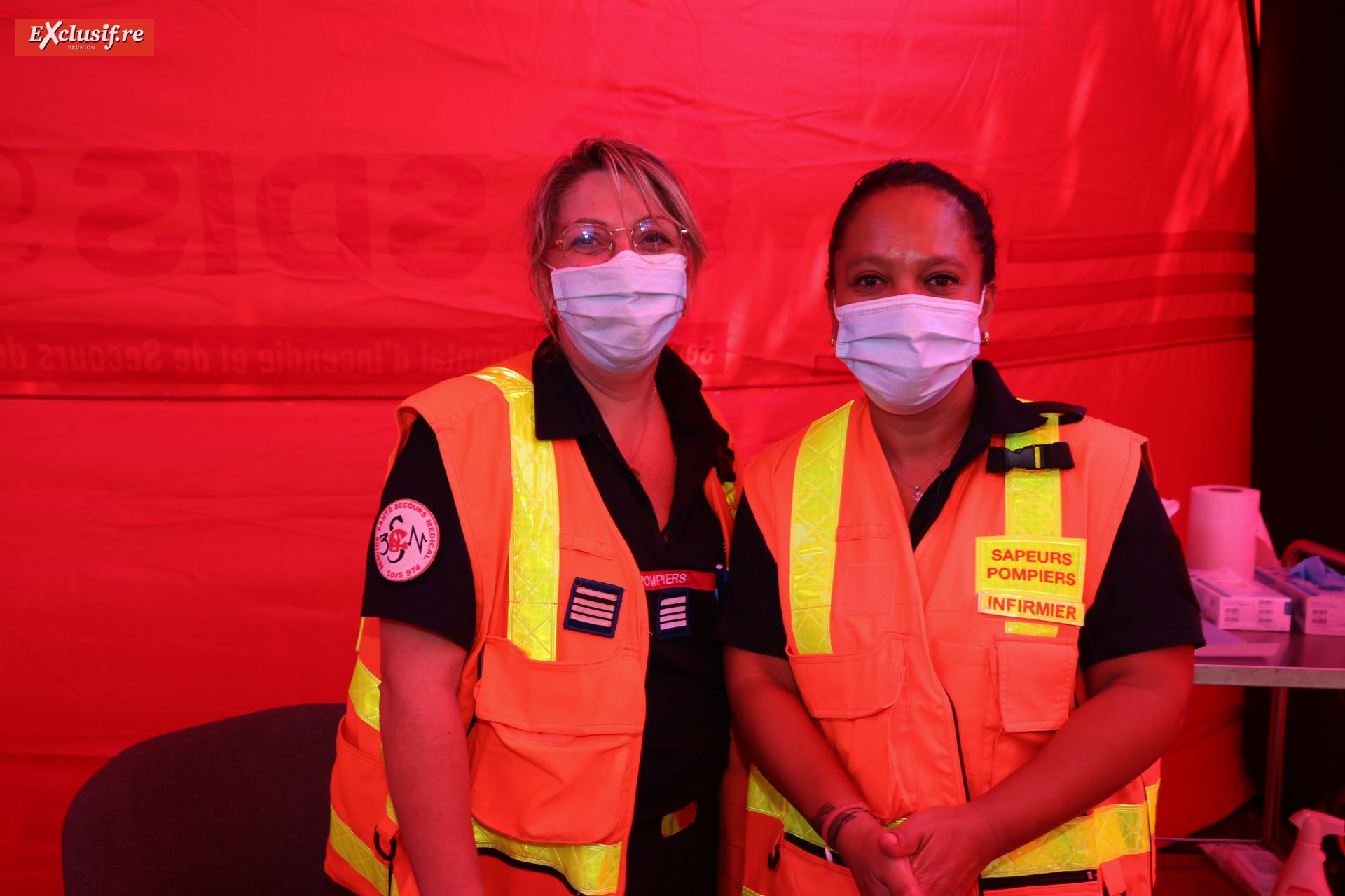 Vaccination contre la Covid-19: les pompiers premiers de cordée Vaccination contre la Covid-19: les pompiers premiers de cordée