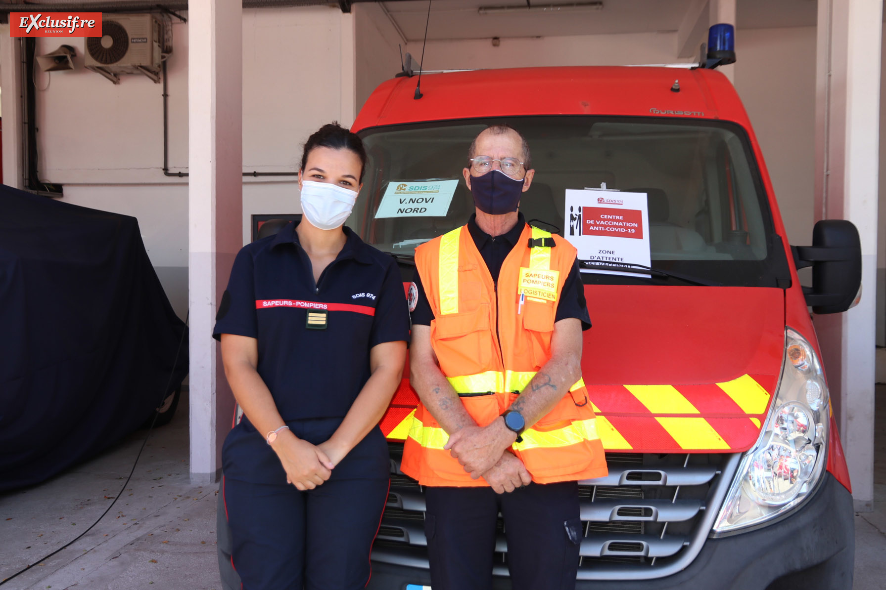 Vaccination contre la Covid-19: les pompiers premiers de cordée