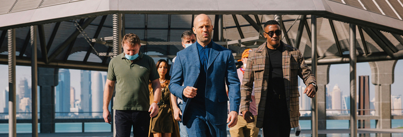 Cinéma: Jason Statham en tournage au Qatar...