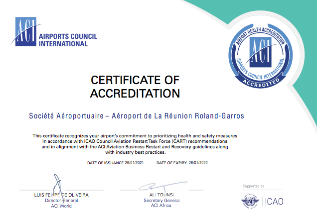 La certification Airport Health Accreditation La certification Airport Health Accreditation