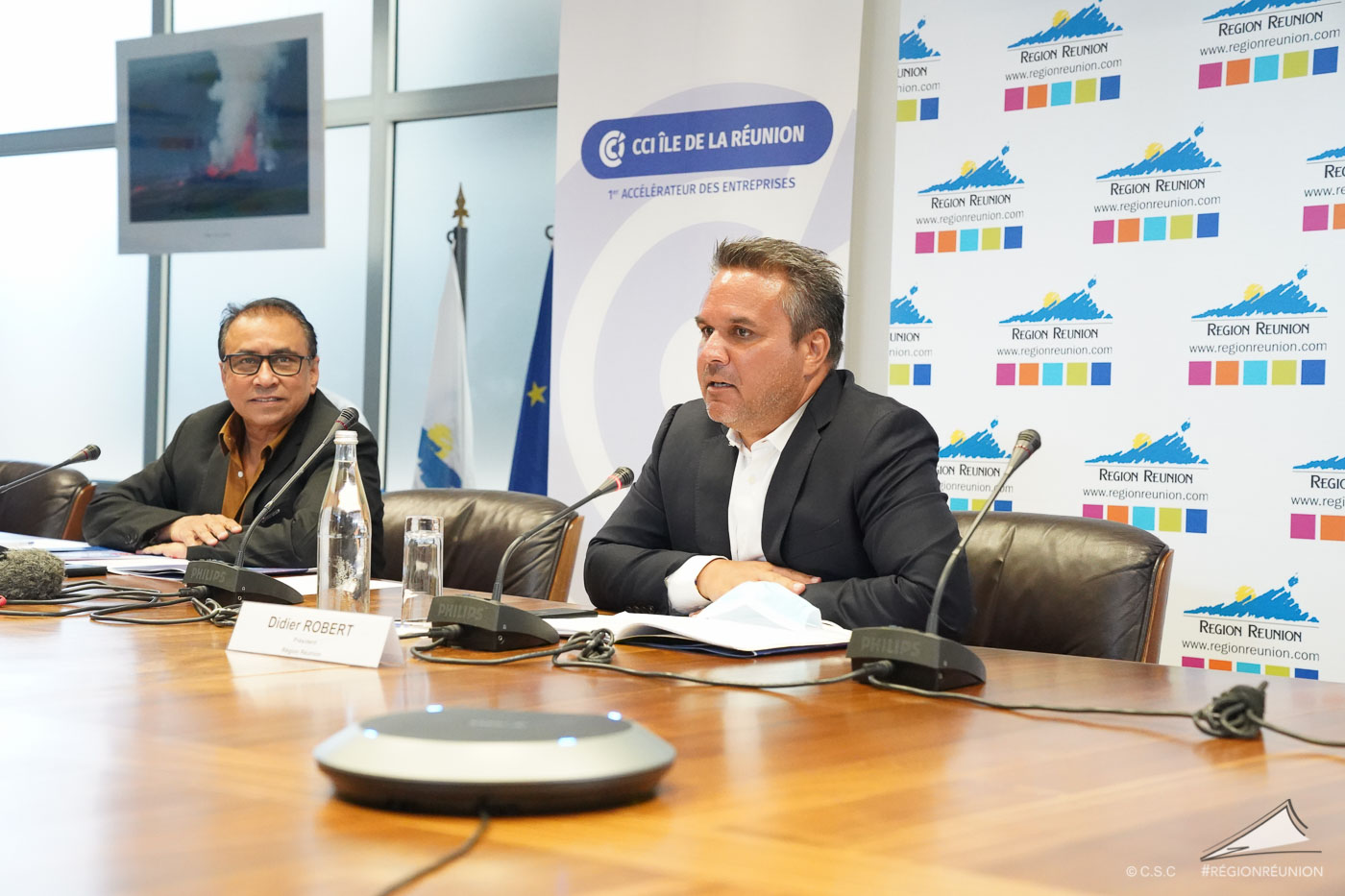 Ibrahim Patel et Didier Robert Ibrahim Patel et Didier Robert