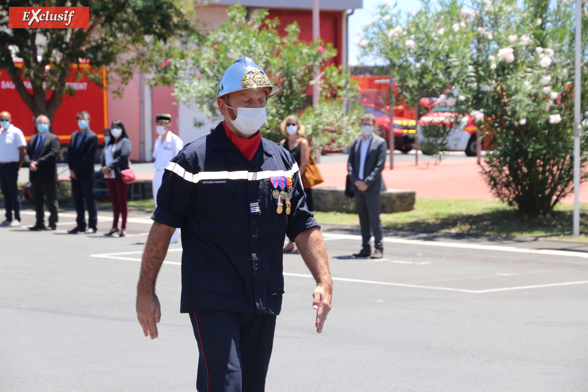 SDIS: Frédéric Léguillier nouveau commandant, médaille d'argent pour les pompiers