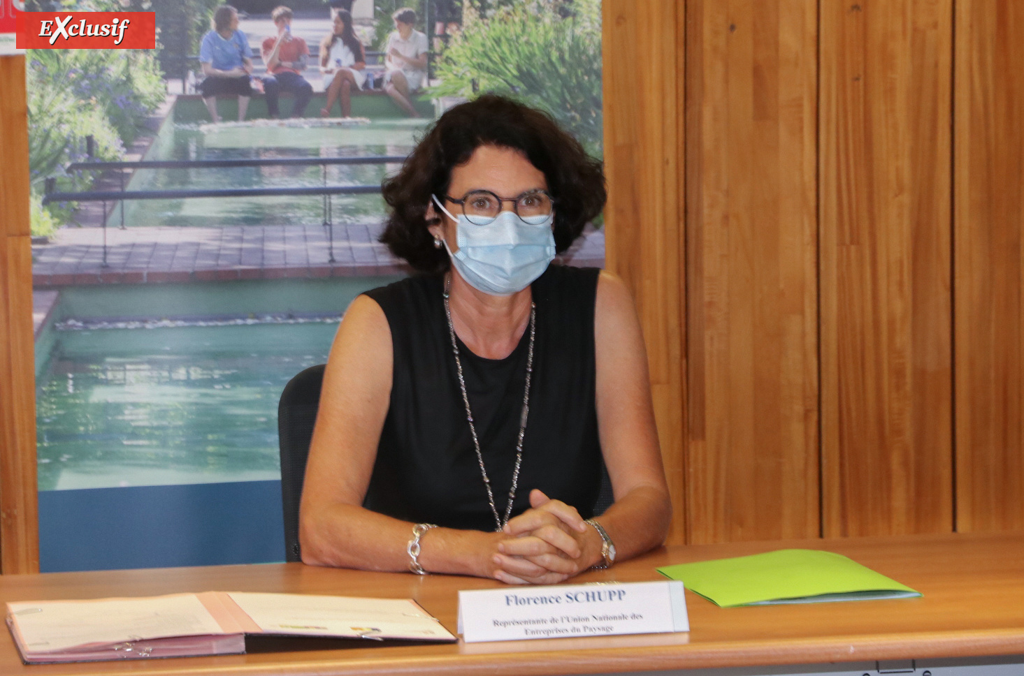 Florence Schupp, représentante de l’Union Nationale des Entreprises du Paysage (UNEP) à La Réunion