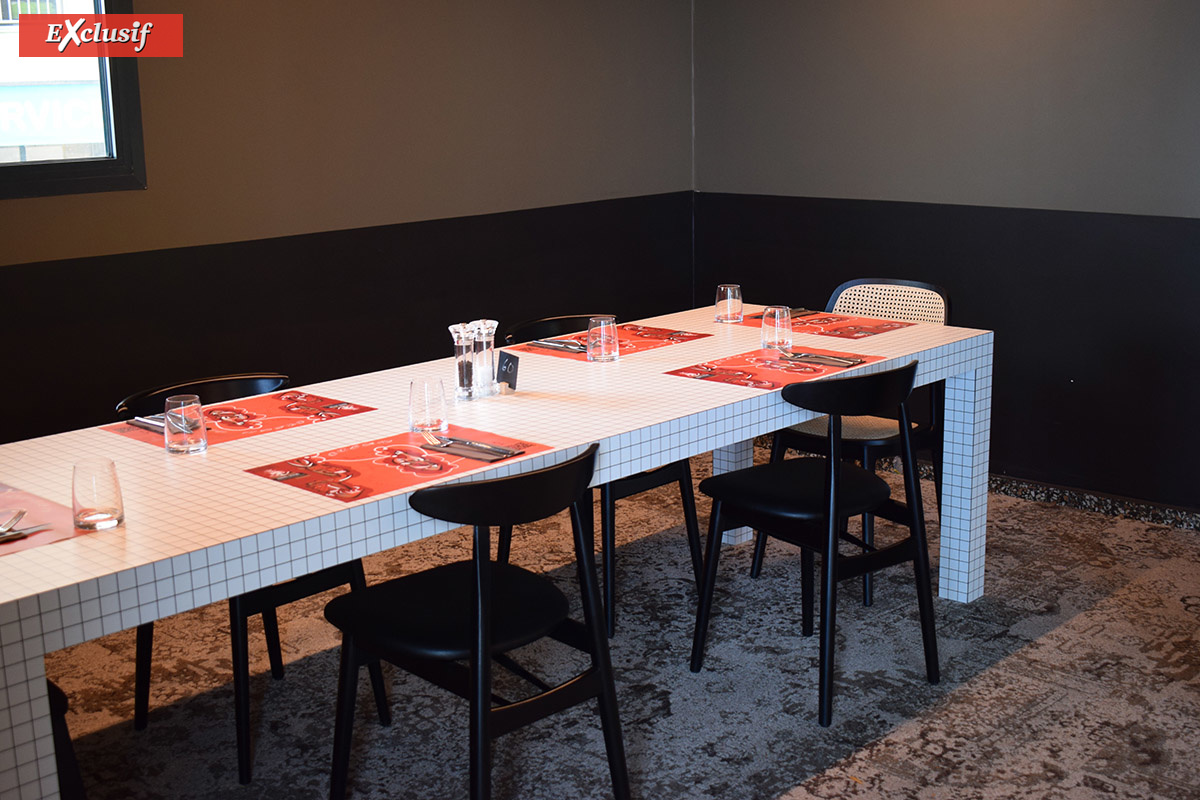 Un espace qu'on peut privatiser dans le restaurant Un espace qu'on peut privatiser dans le restaurant