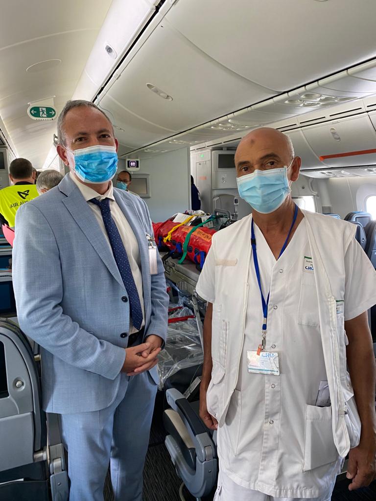 Lionel Calenge, directeur général du CHU Réunion, et Jean-Jacsques André, infirmier au CHU Lionel Calenge, directeur général du CHU Réunion, et Jean-Jacsques André, infirmier au CHU