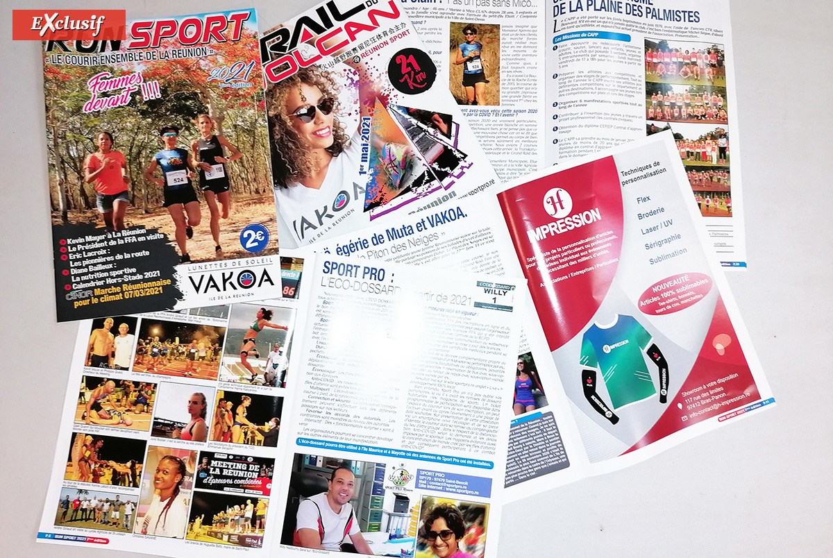 Run Sport, le seul magazine de La Réunion consacré à l’athlétisme et à la course à pied en particulier. Le numéro 7 est paru, il est disponible chez Trail Sport de Saint-Denis et de Saint-Pierre