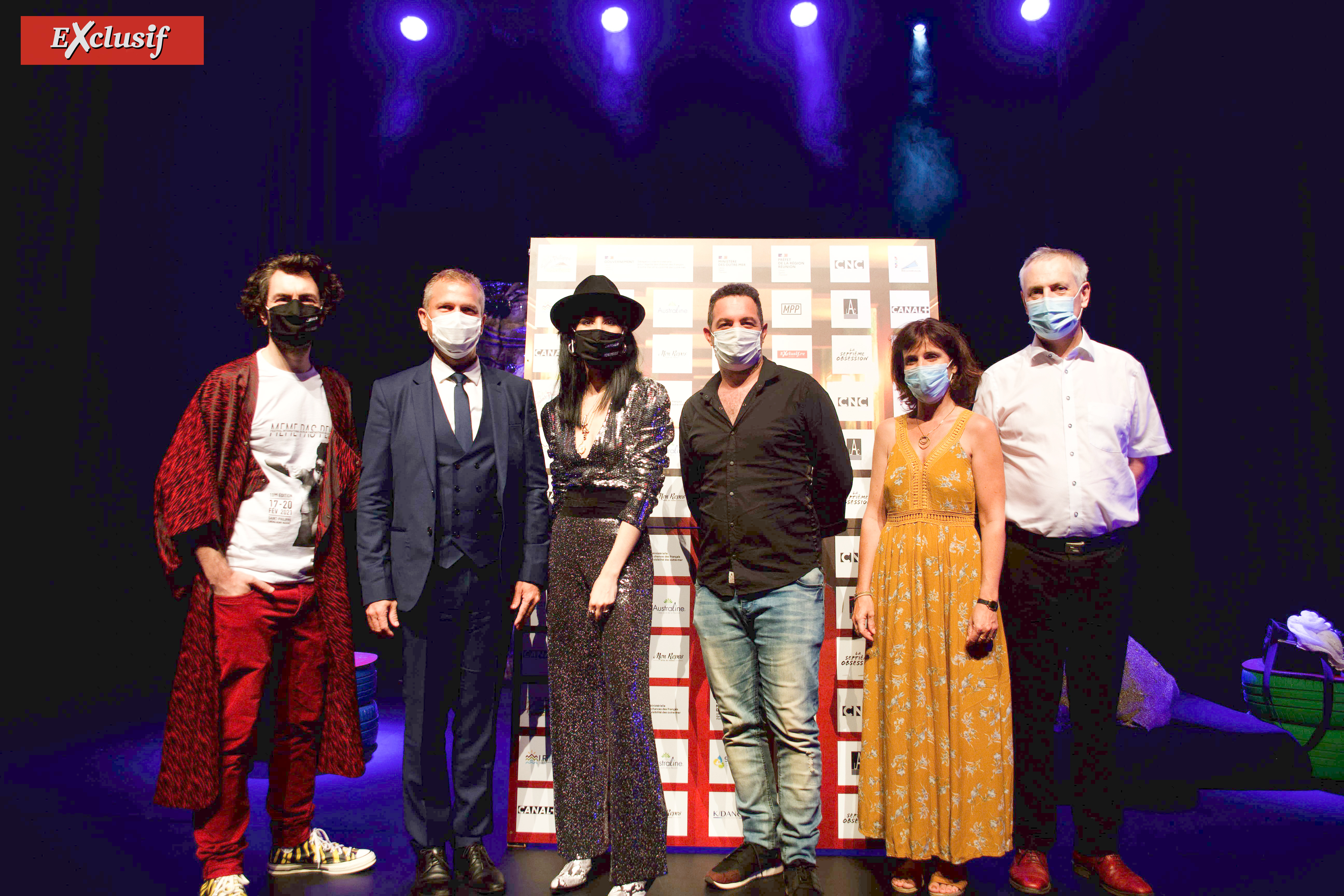 Nicolas Luquet, Olivier Rivière, Aurélie Mengin, Mathias Hoareau, Beatrix Spiteri, et Christophe Nicol Nicolas Luquet, Olivier Rivière, Aurélie Mengin, Mathias Hoareau, Beatrix Spiteri, et Christophe Nicol