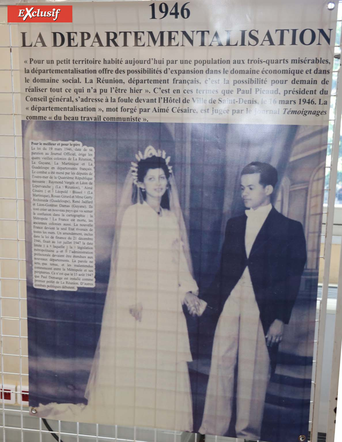 Une expo très instructive, à voir toute cette semaine à la Mairie de Saint-Denis Une expo très instructive, à voir toute cette semaine à la Mairie de Saint-Denis