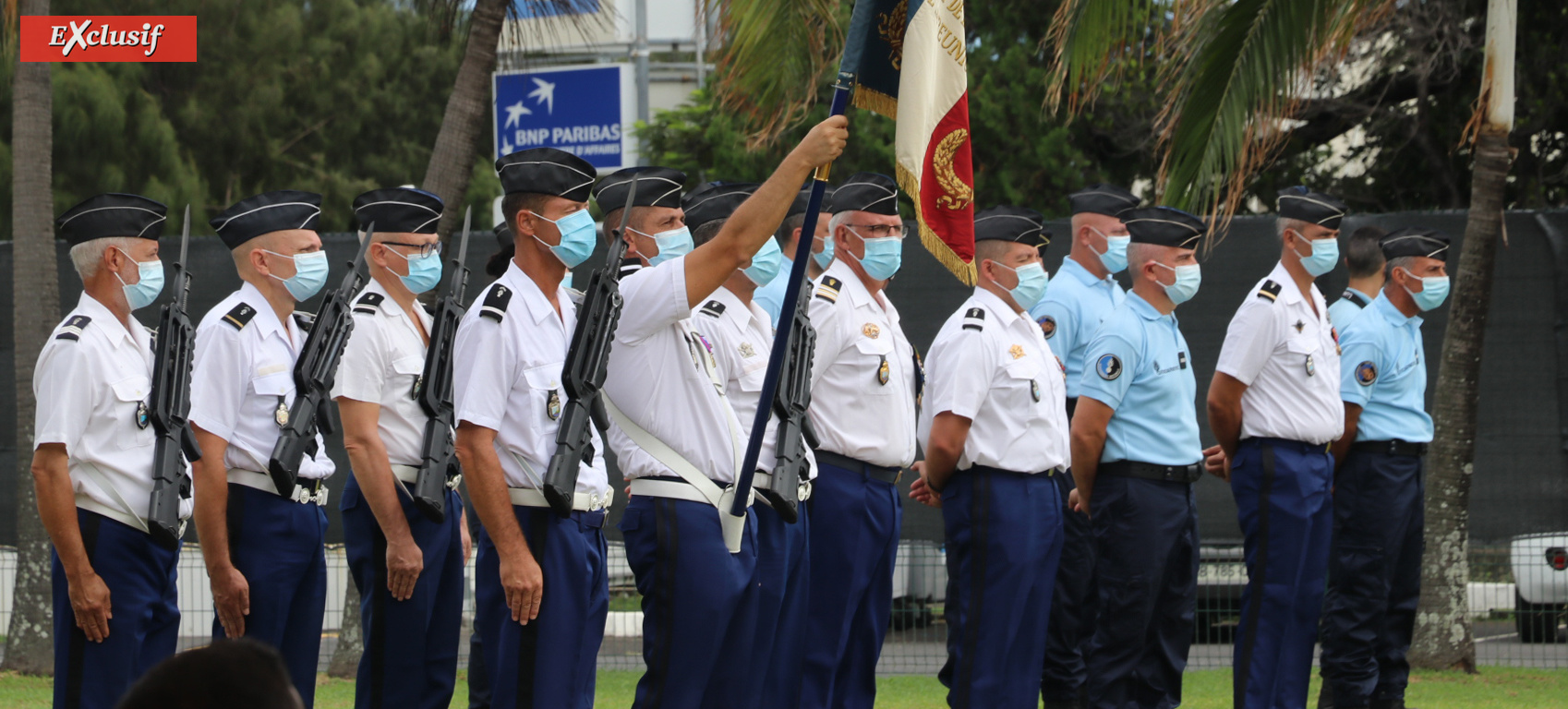 Gendarmerie Nationale: remise d'insignes et de brevets