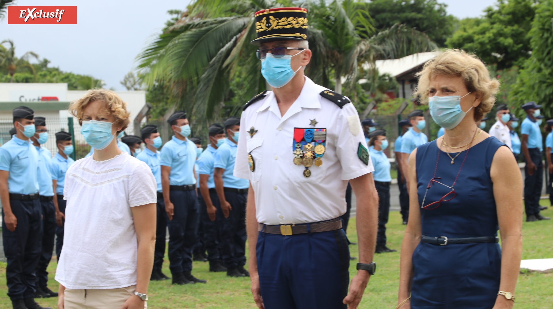 Gendarmerie Nationale: remise d'insignes et de brevets