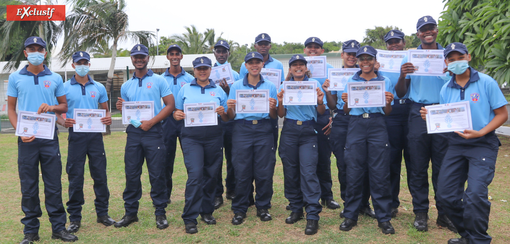 Ils et elles ont reçu avec fierté leur Brevet de Cadets de la Gendarmerie de La Réunion