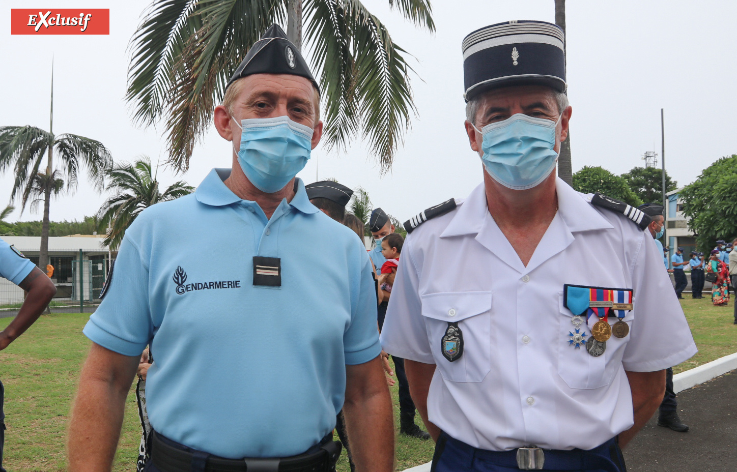 Gendarmerie Nationale: remise d'insignes et de brevets