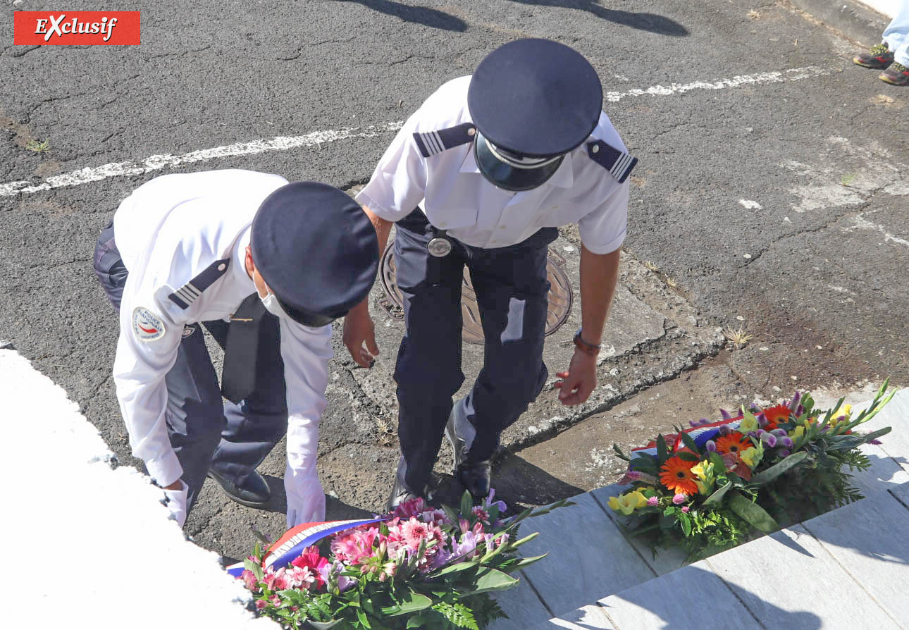 Cérémonie d'hommage aux policiers morts, victimes du devoir