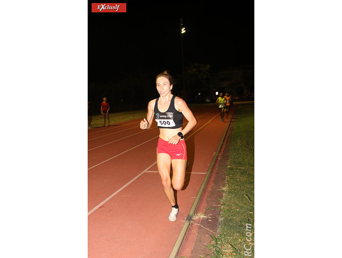 Charlotte Halle sans rivale sur le 3000 mètres qu'elle a bouclé en 10'48'' devant Coline Babrabur et Frédérique Weigel