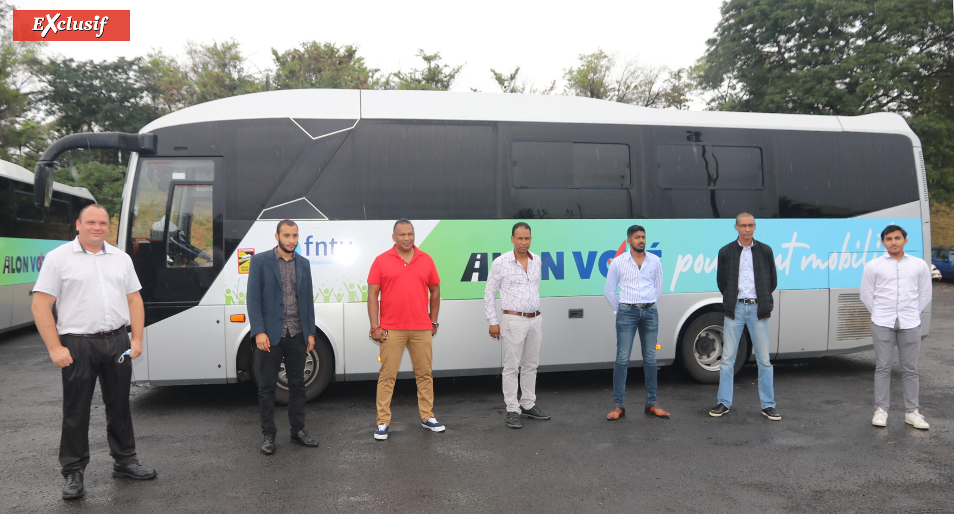 Quelques transporteurs adhérents de la FNTV Réunion