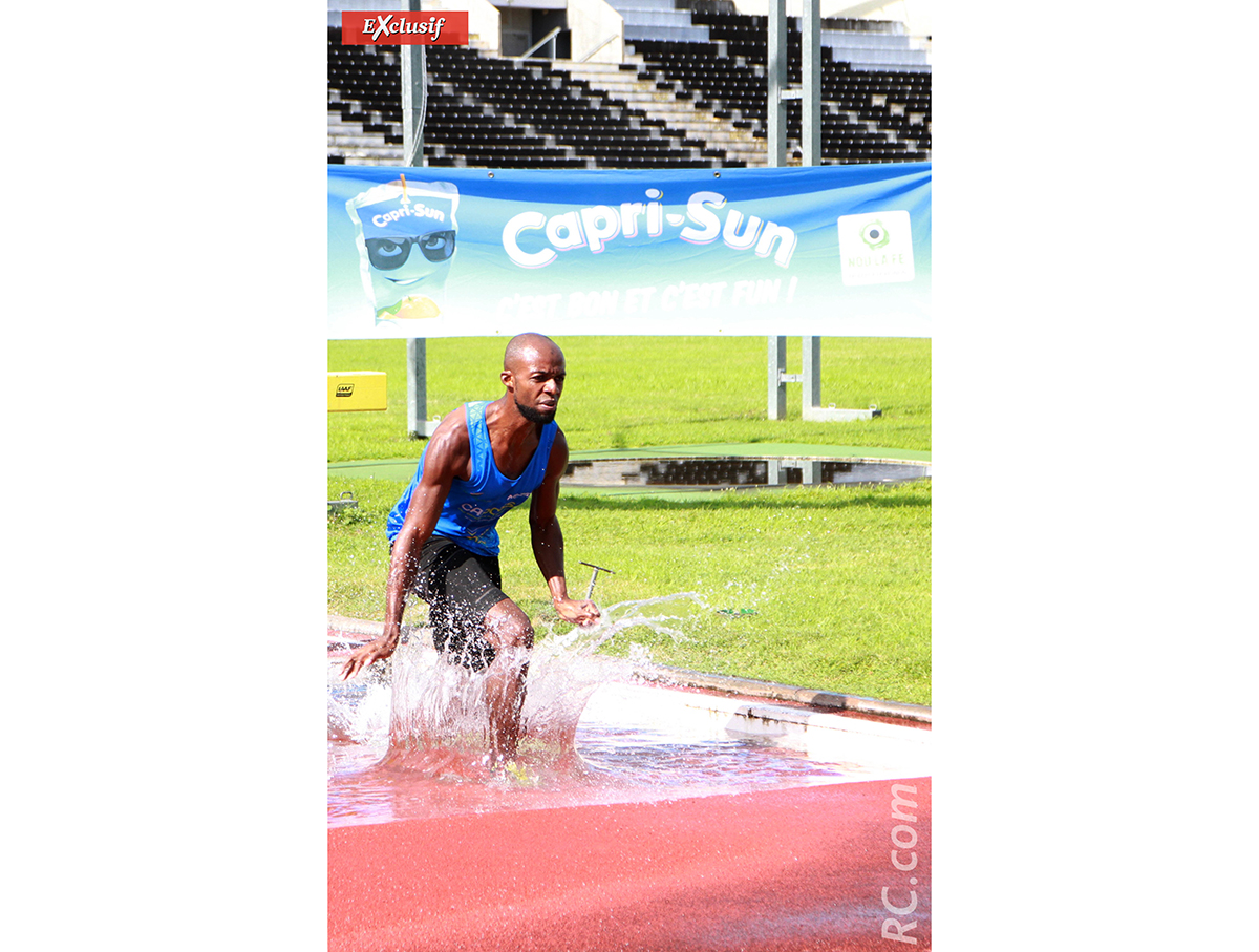 Mohamed Houssamoudine s'est bien amusé sur son premier 3000 steeple