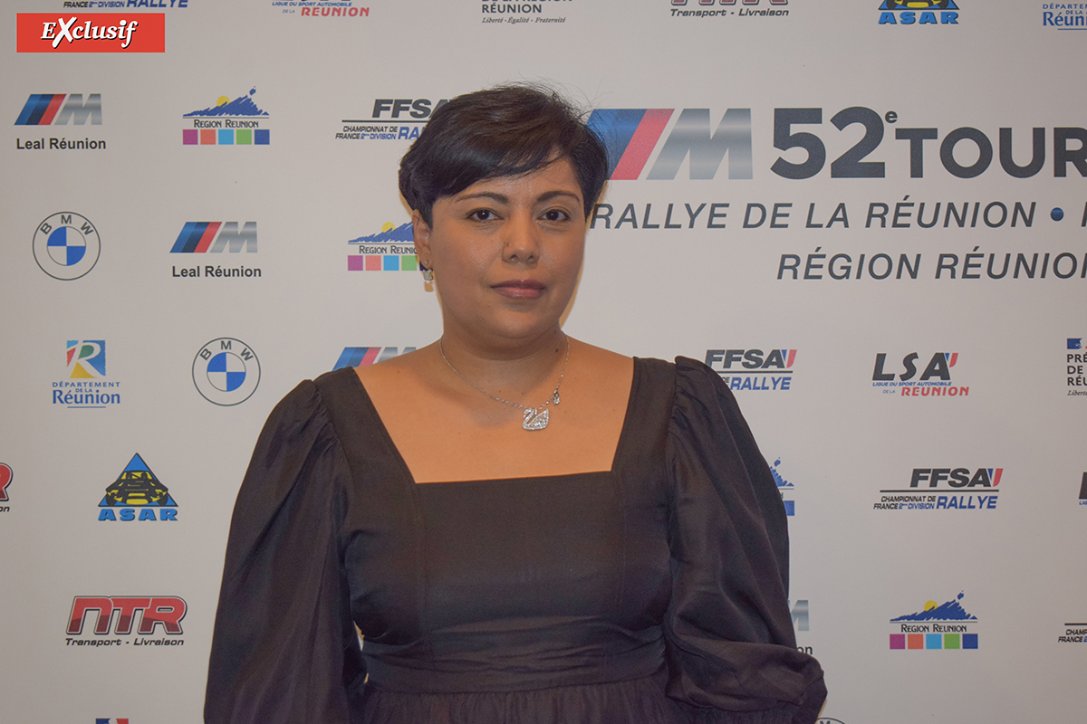 Muriel Rajoel, présidente de l'ASA Réunion, également co-pilote à l'occasion