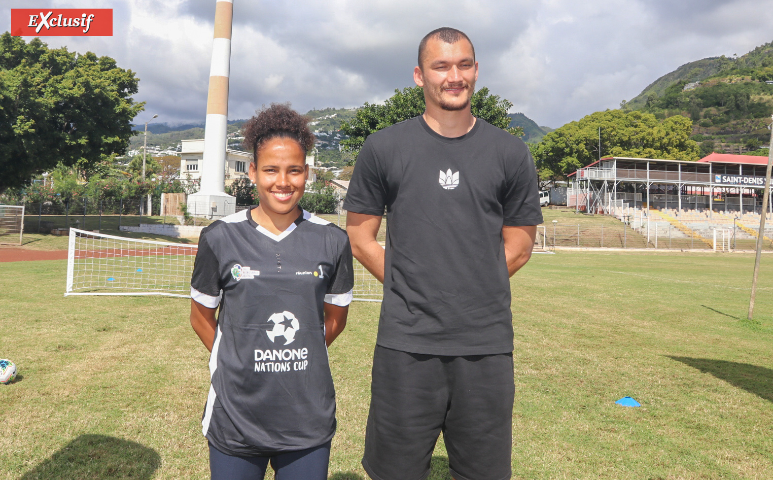 Fanny Hoarau et Ludovic Ajorque